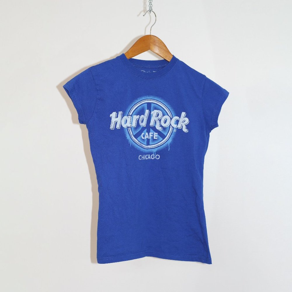 Peace Sign Hard Rock Chicago Tee